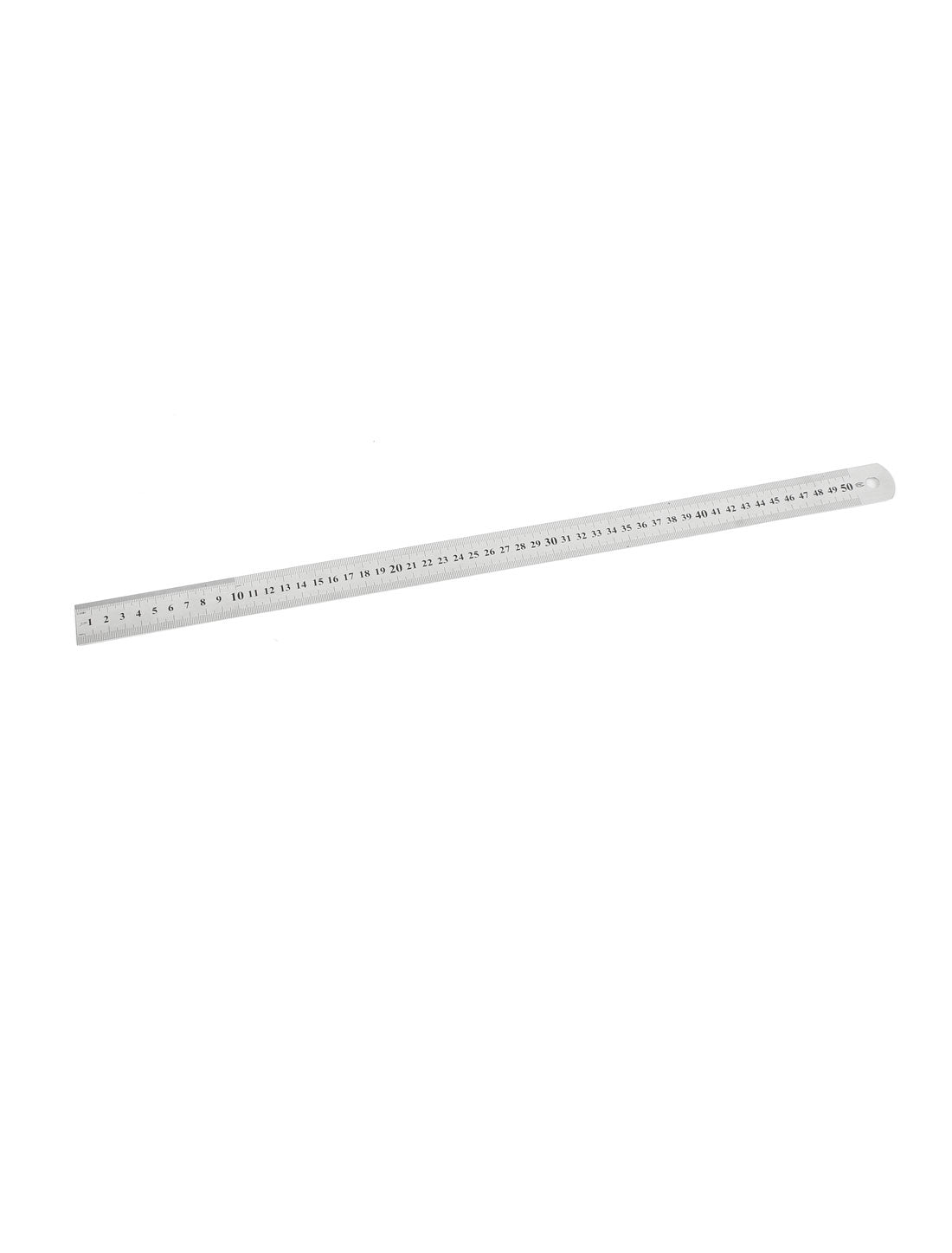 Harfington Office Measurement Tool Dual Sides Straight Ruler Rule 50cm 20"