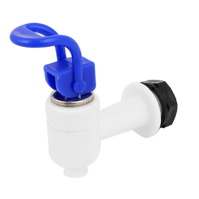 Harfington 15mm Thread Dia Push Type Handle Blue White Cooler Drink Spigots  Spare Part