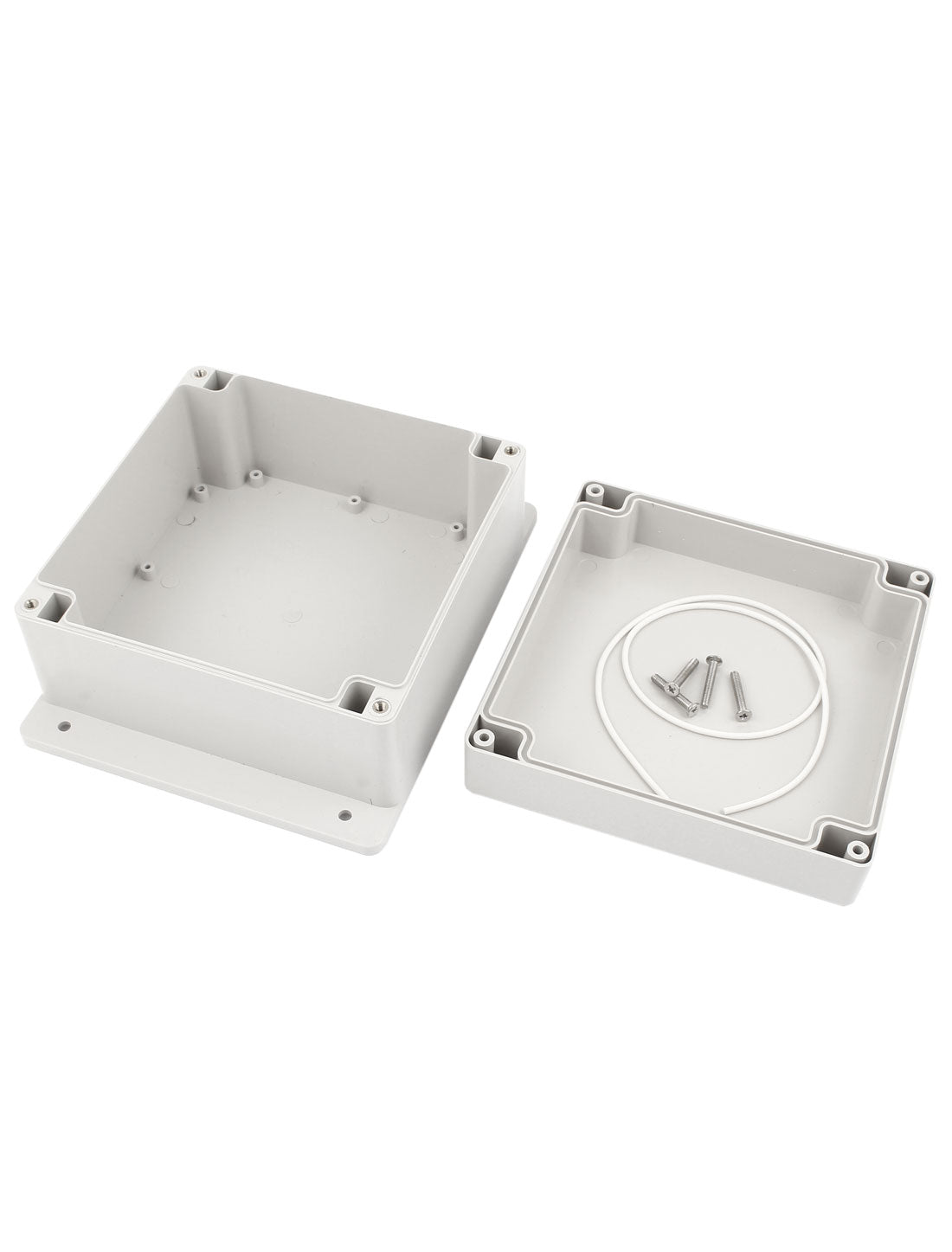 Harfington 160mm x 160mm x 90mm Plastic Dustproof IP65 Sealed DIY Joint Electrical Junction Box