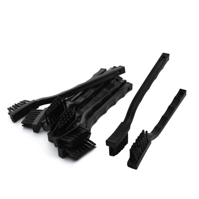 Harfington 17cm Black Antislip Plastic Handle Static Control Conductive Ground PCB Rework Anti Static Dust Brush Cleaning Tool 10Pcs