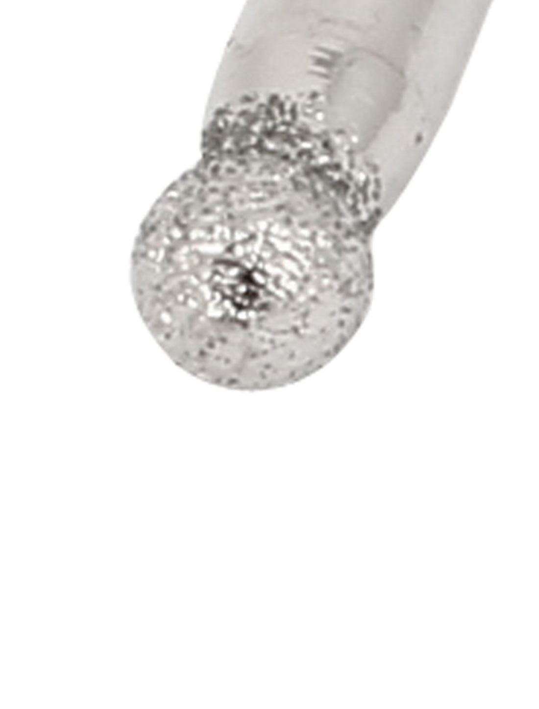 Harfington 30 Pcs 3mm Dia Tip Diamond Ball Bit Mounted Point Silver Tone 45mm Length