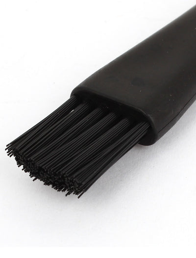 Harfington 18mm x 16mm Black Plastic Round Handle Anti Static ESD Brush 2pcs