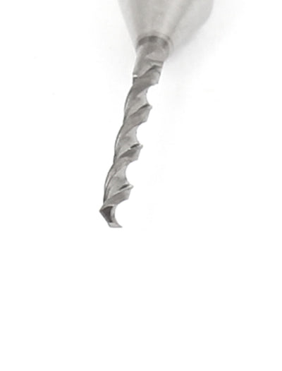 Harfington 10pcs 0.9mm Tip 3.175mm Shank Spiral Flute Tungsten Carbide Micro PCB Drill Bits