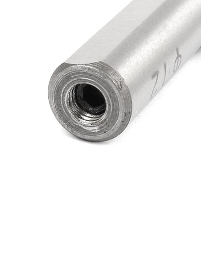 Harfington Woodworker Silver Tone Black Brad Point Wood Drill Bit 12mm x 70mm