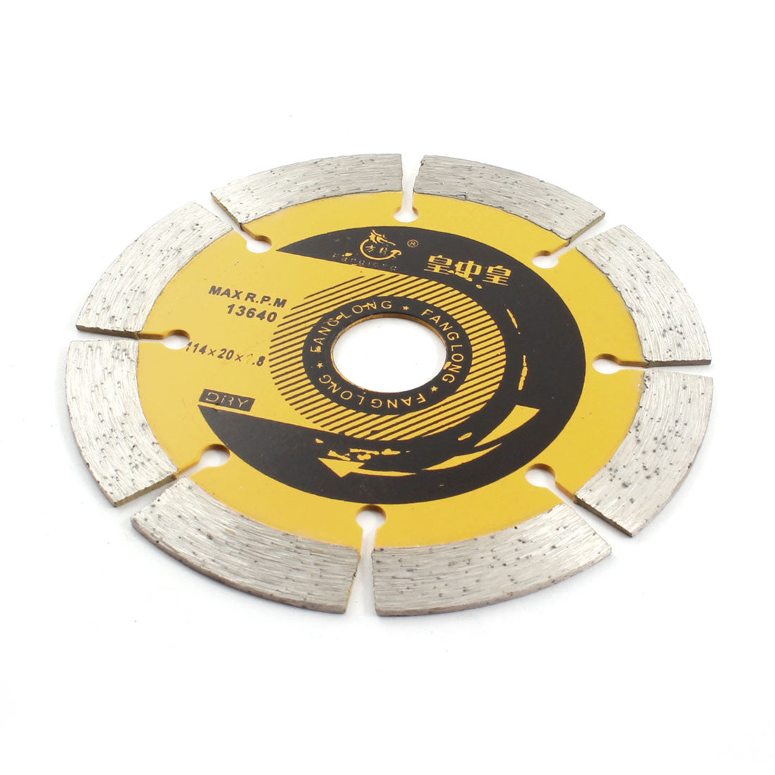 Harfington Masonry Ceramic Marble Cutting 114mm Dia Diamond Saw Cutter 13640RPM