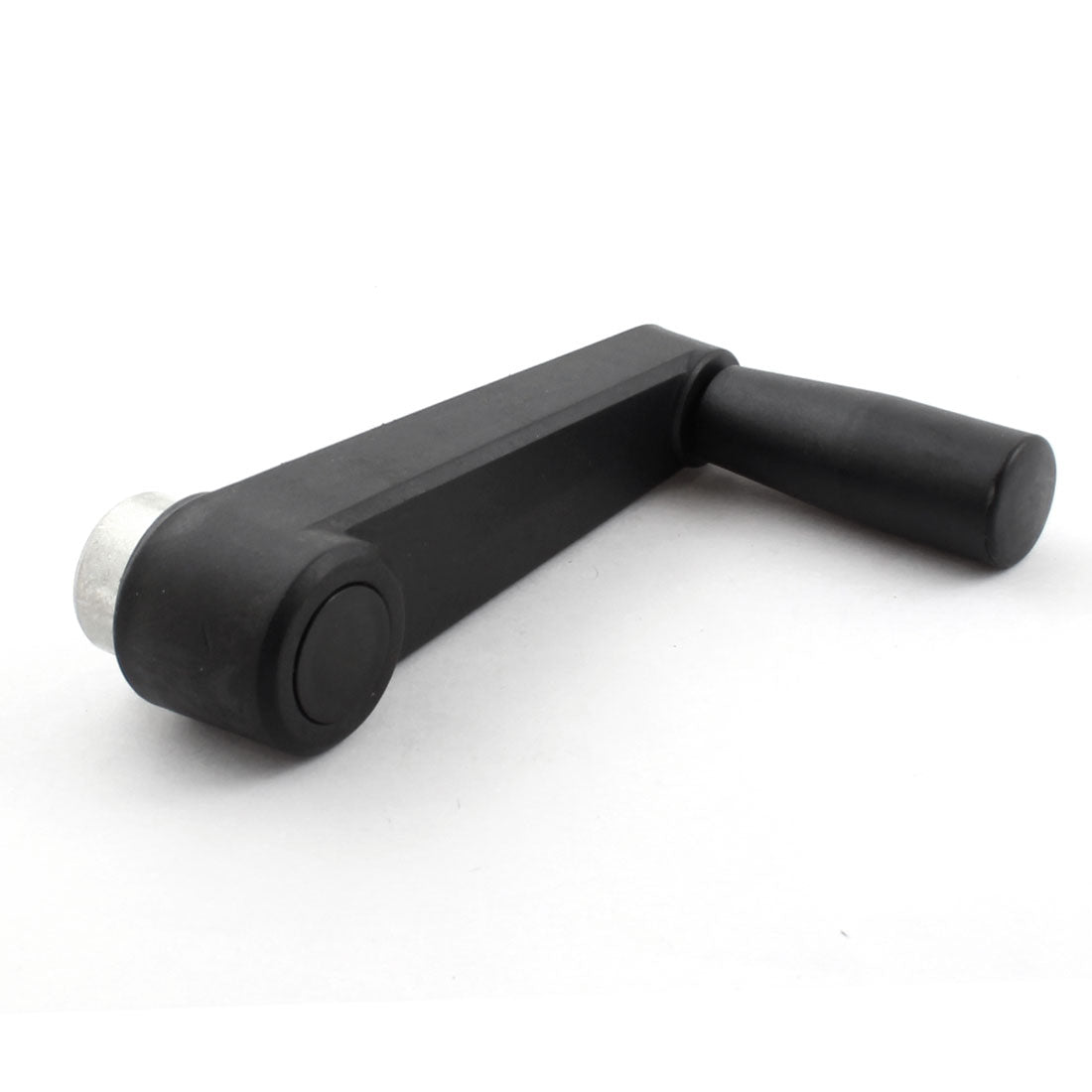 Harfington 10mmx10mm Mounted Hole 80mm Long Clamping Lever Black Plastic Grip Handle Knob for Machinery