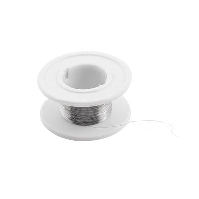 Harfington 0.1mm Diameter AWG36 30meter 100ft Long Nichrome Resistance Heating Coils Resistor Wire