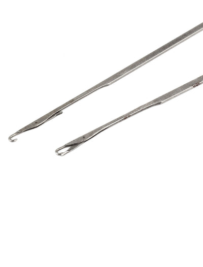 Harfington 10 Pcs Beading Hook Pulling Needle Feather Hair Extension Kit