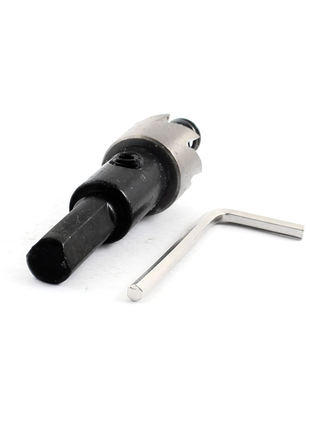 Harfington Triangle Shank 5mm Twist Drill Bit 16mm Dia Stainless Steel Hole Saw Cutter