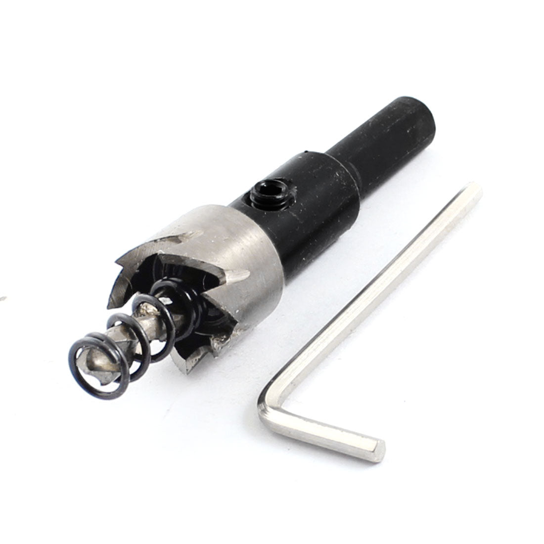 Harfington Triangle Shank 5mm Twist Drill Bit 16mm Dia Stainless Steel Hole Saw Cutter