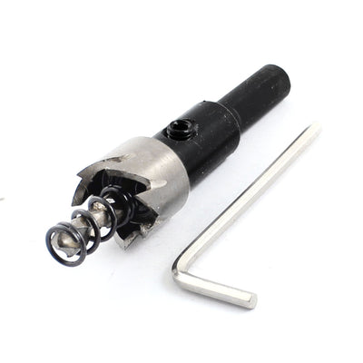 Harfington Triangle Shank 5mm Twist Drill Bit 16mm Dia Stainless Steel Hole Saw Cutter