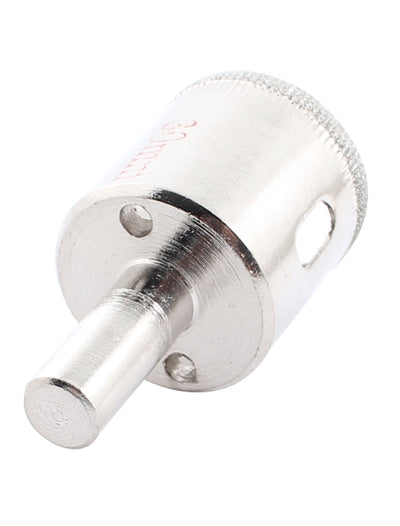 Harfington 30mm Diamond Hole Saw Tile Glass Marble Drilling Tool Drill Bit Length