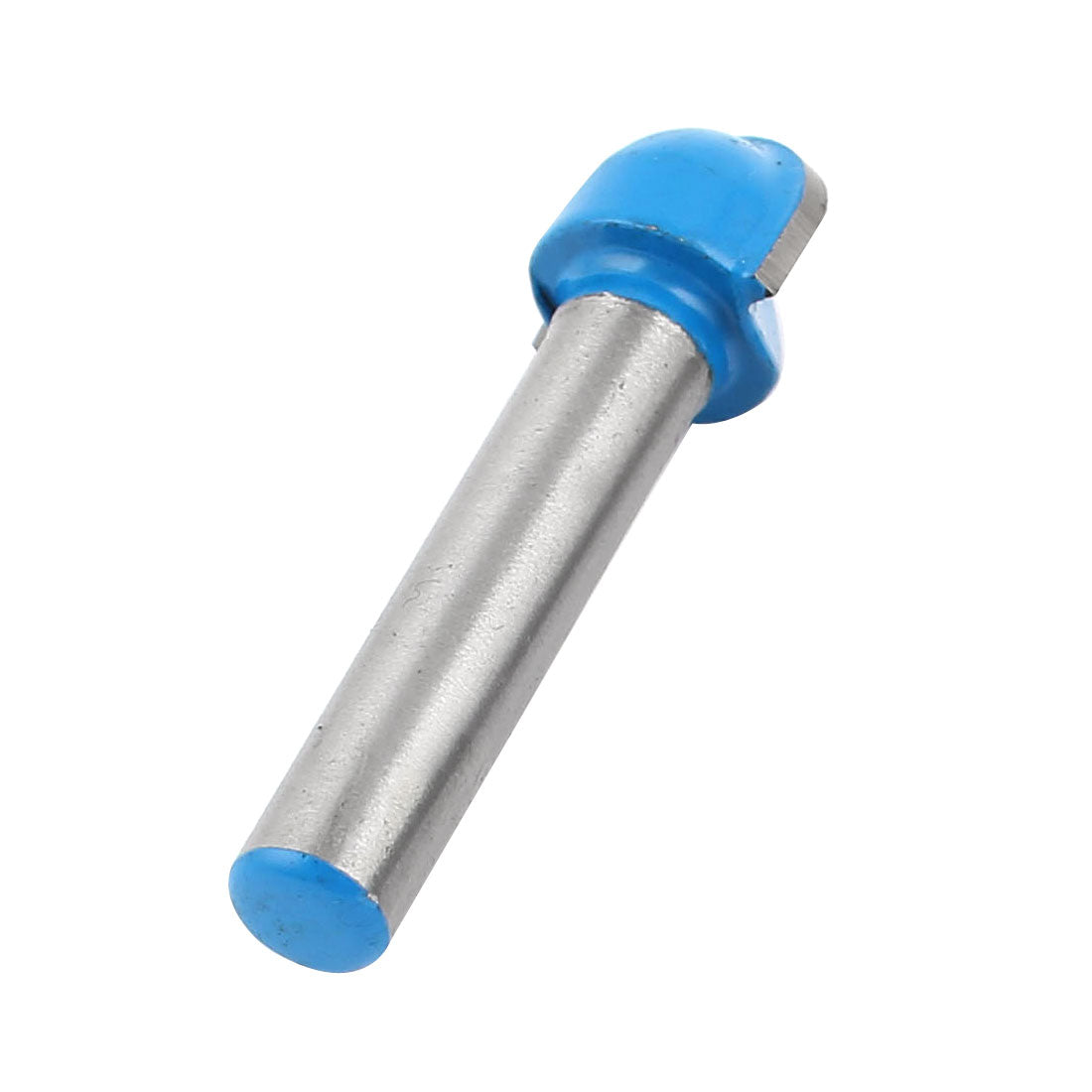 Harfington 1/4" x 1/2" Woodworking Grooving Double Flutes Cutter Cutting Tool Cove Box Bit Blue Silver Tone 2 Pcs