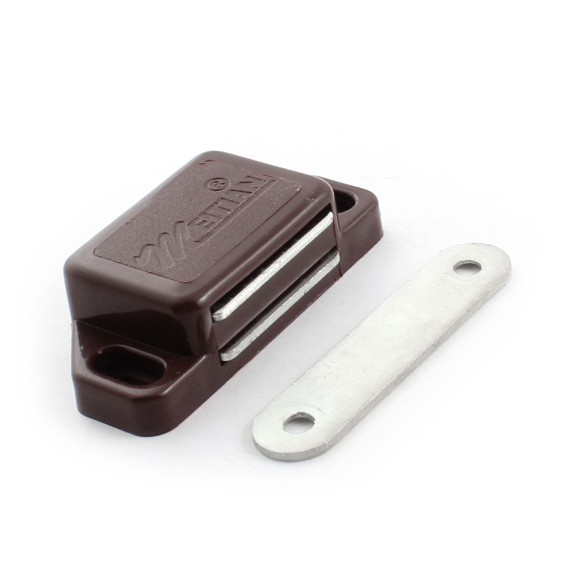 Harfington Cabinet Door Brown Metal Single Magnetic Catch Latch 58mm Length