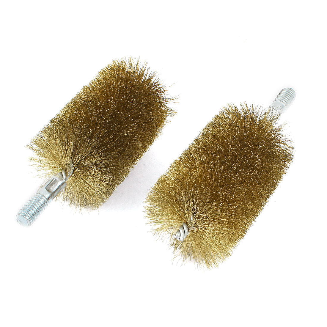 Harfington 15cm Length 60mm Diameter Stainless Steel Wire Tube Cleaning Brush 2 Pcs