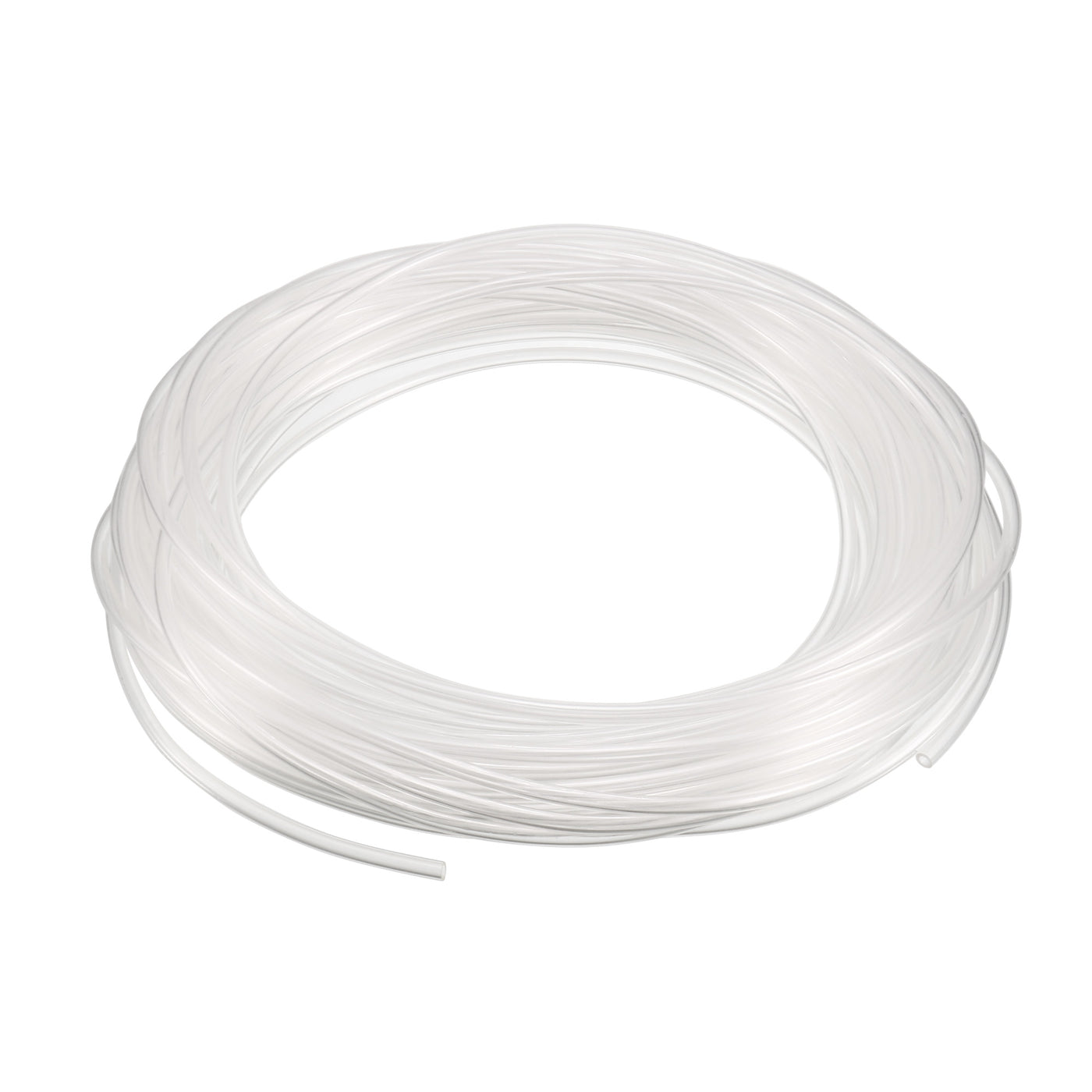 Harfington 15 Meter 50ft Transparent Polyurethane PU Air Tubing Hose Pipe 4mmx2.5mm