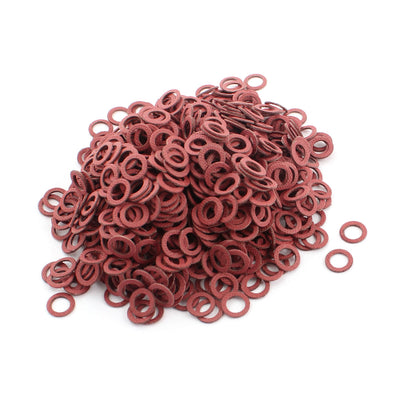 Harfington 1600pcs M8 Flat Insulating Fiber Washer Spacer 8mmx12mmx1mm for Motherboard