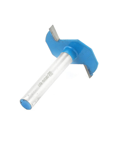 Harfington Straight Shank 2 Flutes T Type Undercut Slot Router Bits 1/4" x 2.5mm