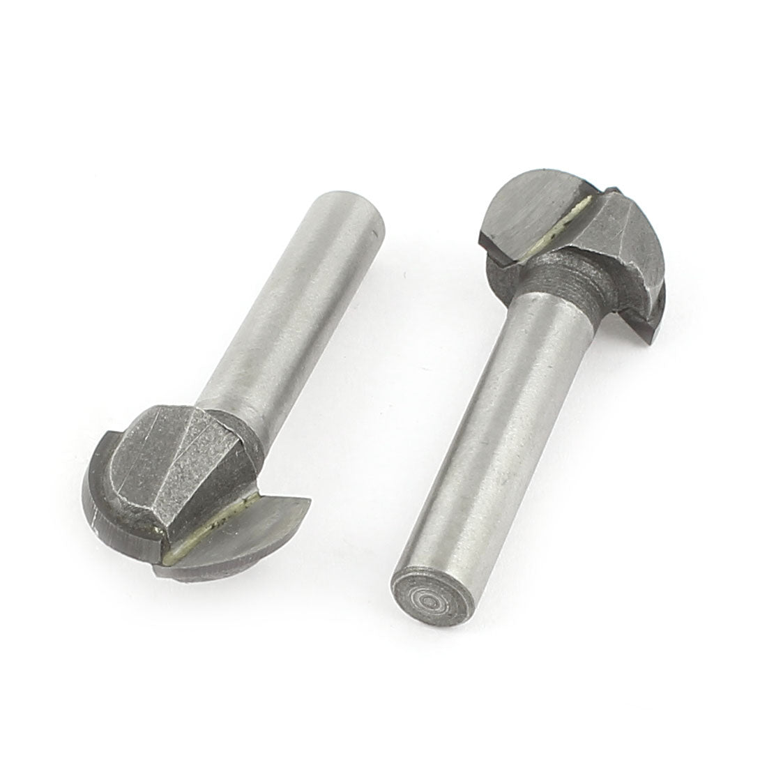 Harfington Wood Cutting Tool 1/4" Shank 5/8" Cut Diameter Core Box Router Bit 2 Pcs