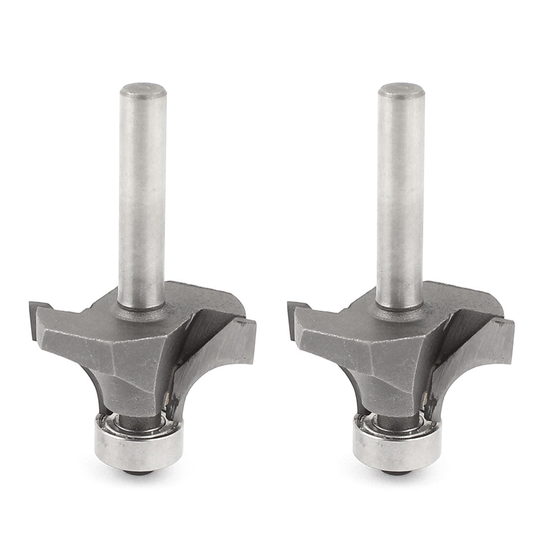 Harfington 2 Pcs Carpentry Corner Rounding Round Over Router Bit Cutter 1/4" x 3/4"