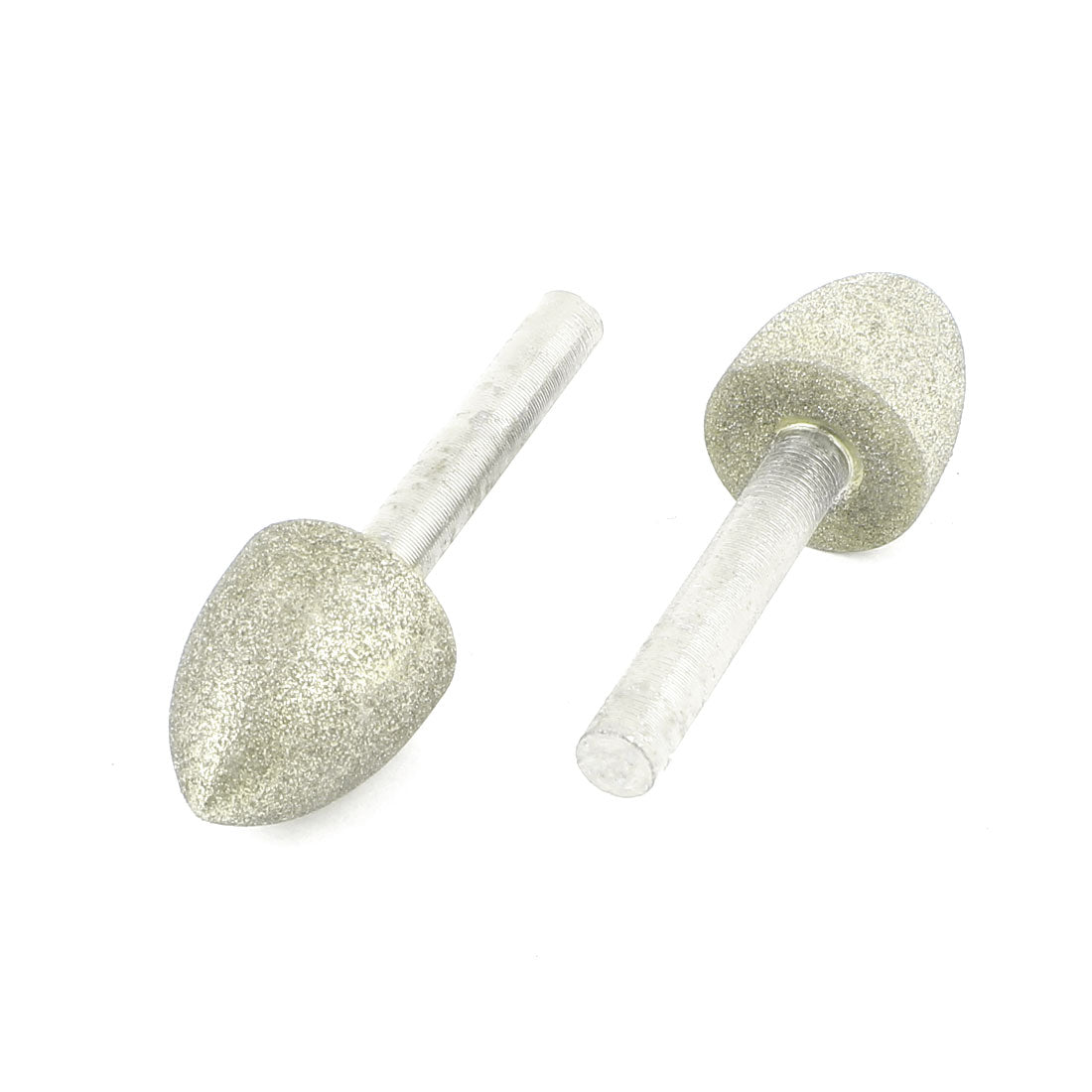 Harfington 6mm x 18mm Taper Nose Buffing Bits Diamond Mounted Point 2 Pcs