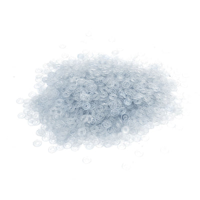 Harfington 1600Pcs 2.5mm x 5mm x 1mm Flat Nylon Insulating Washers Gasket Spacer Clear for Motherboard