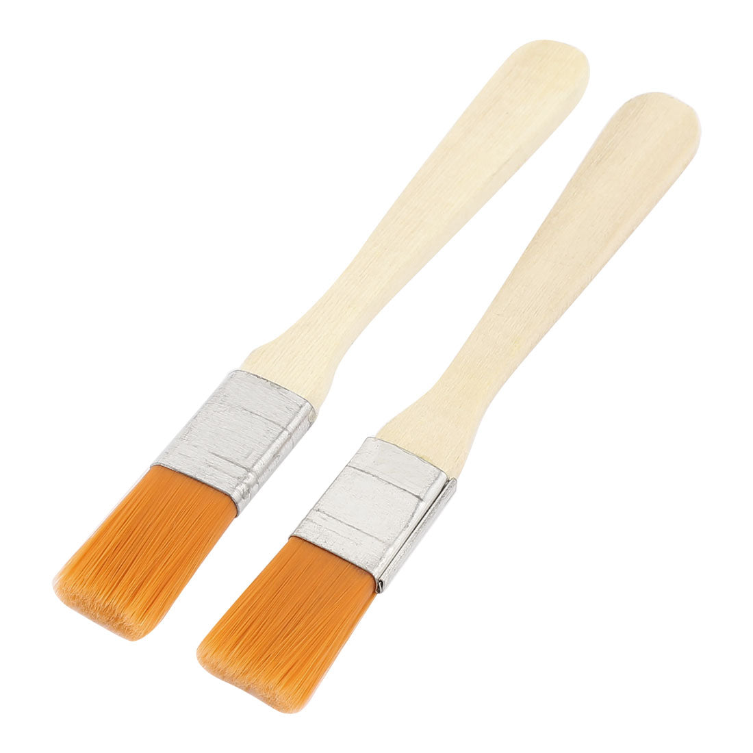 Harfington 2pcs Wooden Handle Imitated Hair Brush Jewelers Watch Dial Repair Tool