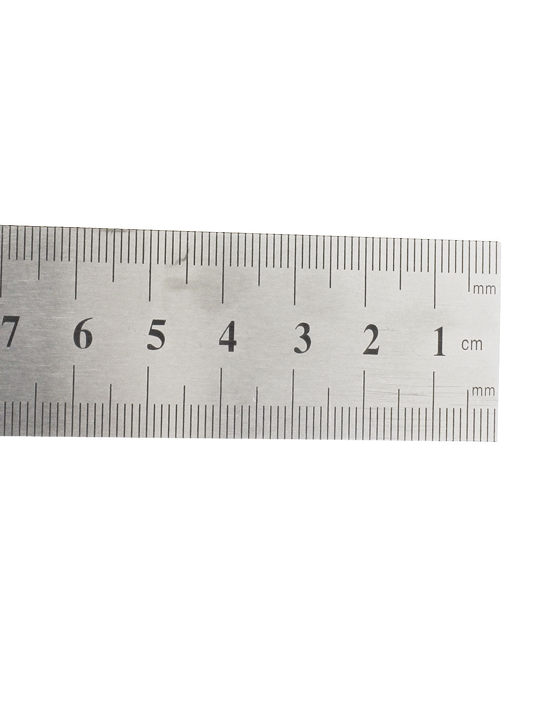 Harfington Right Angle 0-30cm Scale Marks Double Side Silver Tone Metal Metric Square Ruler