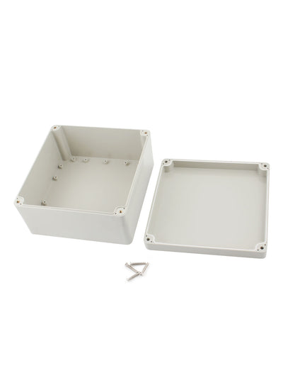 Harfington 190mm x 185mm x 100mm Dustproof IP65 Plastic Electric Junction Enclose Box Power Protector Case