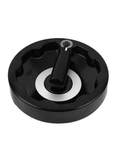 Harfington 150mm x 16mm Aluminium Alloy Back Ripple Hand Wheel for Milling Machines