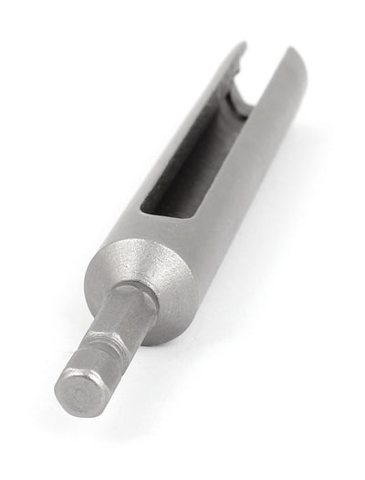 Harfington 120mm Length 10mm Hex Nut Socket Slotted Extension Driver Bit Gray