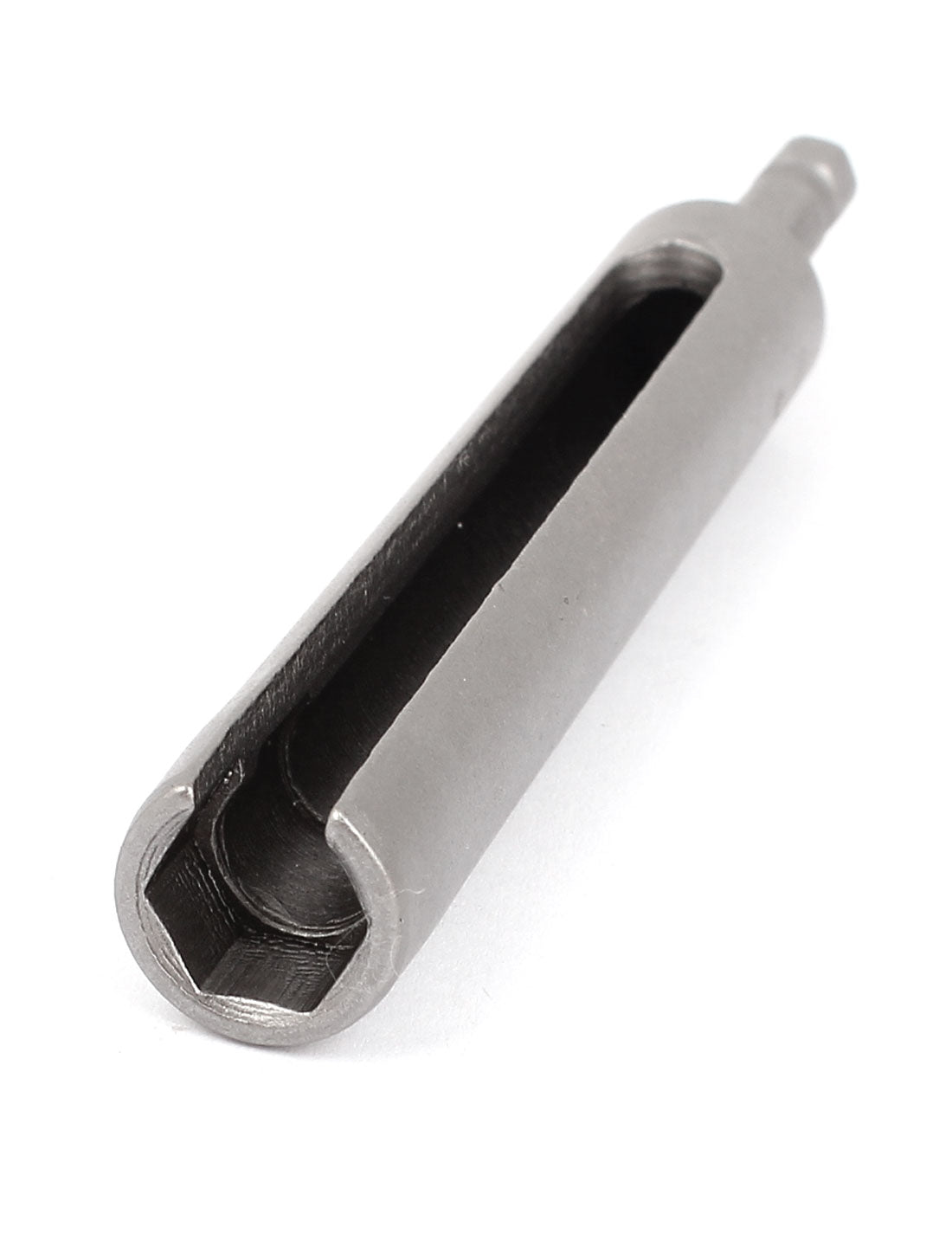 Harfington 120mm Length 10mm Hex Nut Socket Slotted Extension Driver Bit Gray