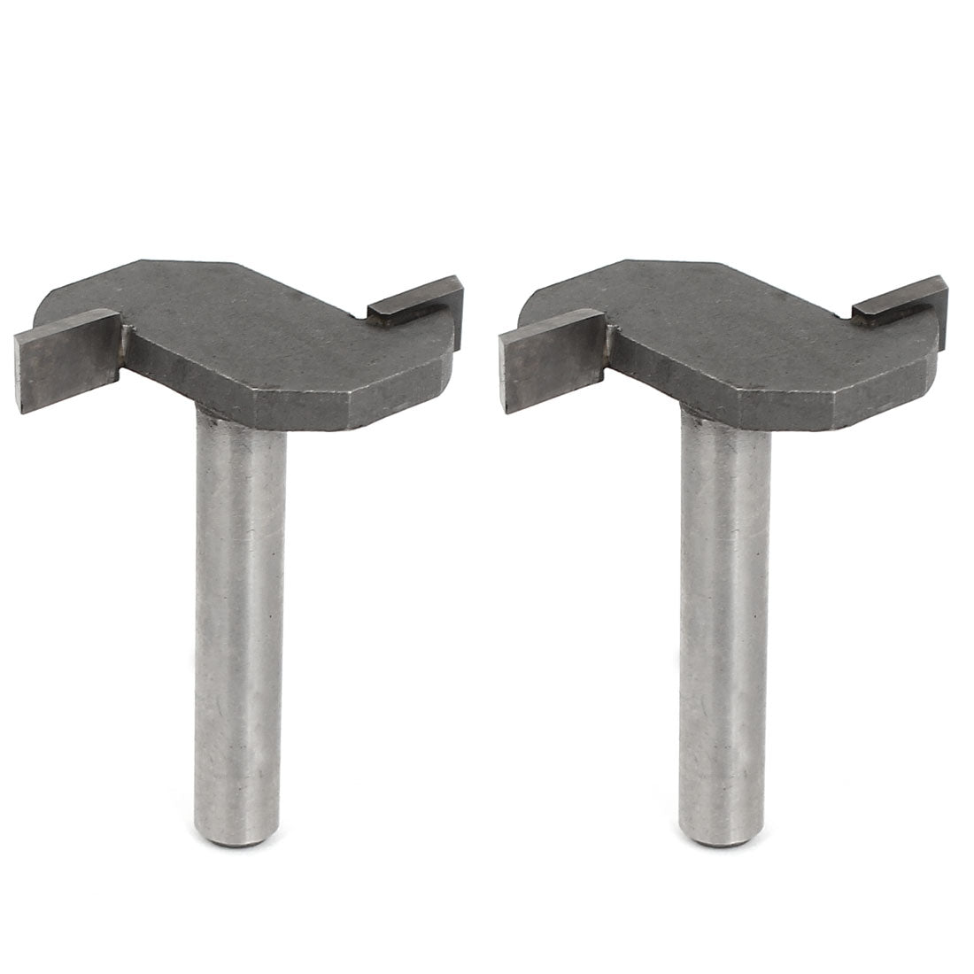 Harfington Carpenter 1/4" Shank 3/16" Cutting Depth Slot Undercut Router Bits Cutter 2Pcs