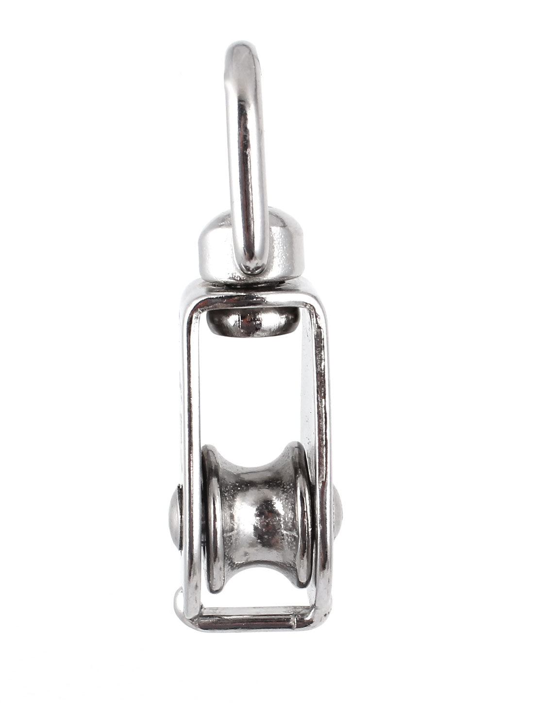 Harfington 15mm Diameter Stainless Steel Single Sheave Swivel Eye Rope Pulley