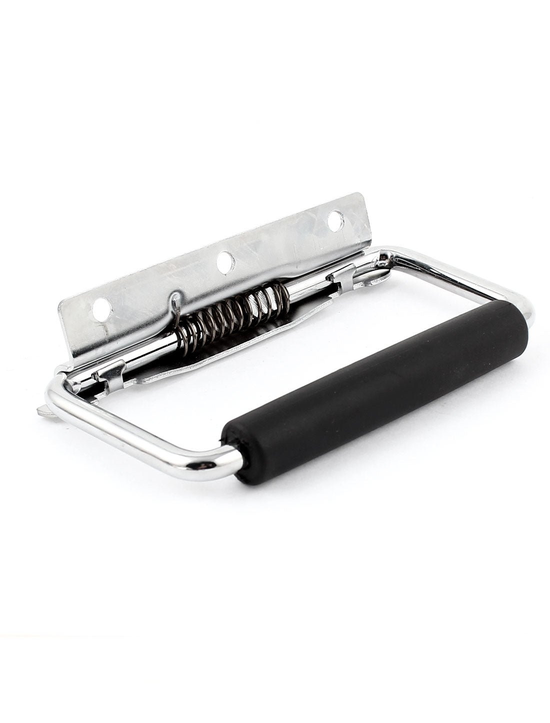 uxcell Uxcell Hardware Toolbox Surface Mount Spring-Loaded Rubber Grip Carrying Handle