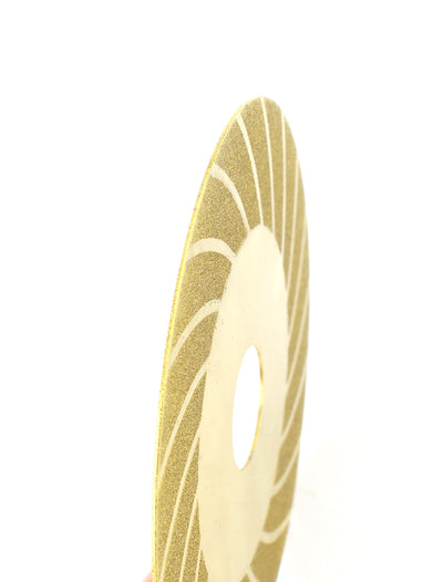 Harfington 100mm x 20mm Concrete Tile Diamond Grinding Wheel Cutting Disc Gold Tone