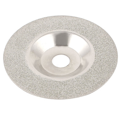 Harfington 100mm x 16mm x 10mm Ceramic Tile Diamond Cutting Grinding Disc Silver Tone