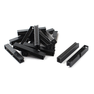 Harfington 14 Pcs 2.54mm 40Pin Male Straight JTAG Header Connector for Flat Ribbon Cable