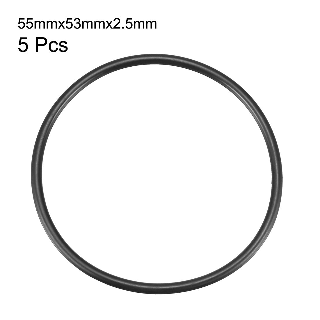 Harfington Nitrile Rubber O-Rings, Metric Nitrile Rubber Sealing Gasket 5Pcs