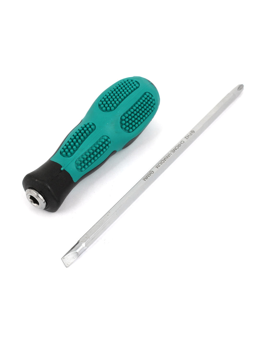 Harfington Handy Tool Nonslip Handle Two Way Slotted PH2 Phillips Screwdriver 6mm