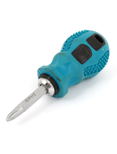 Harfington Plastic Handle 42mm Shank Crosshead Flathead Two Ways Screwdriver