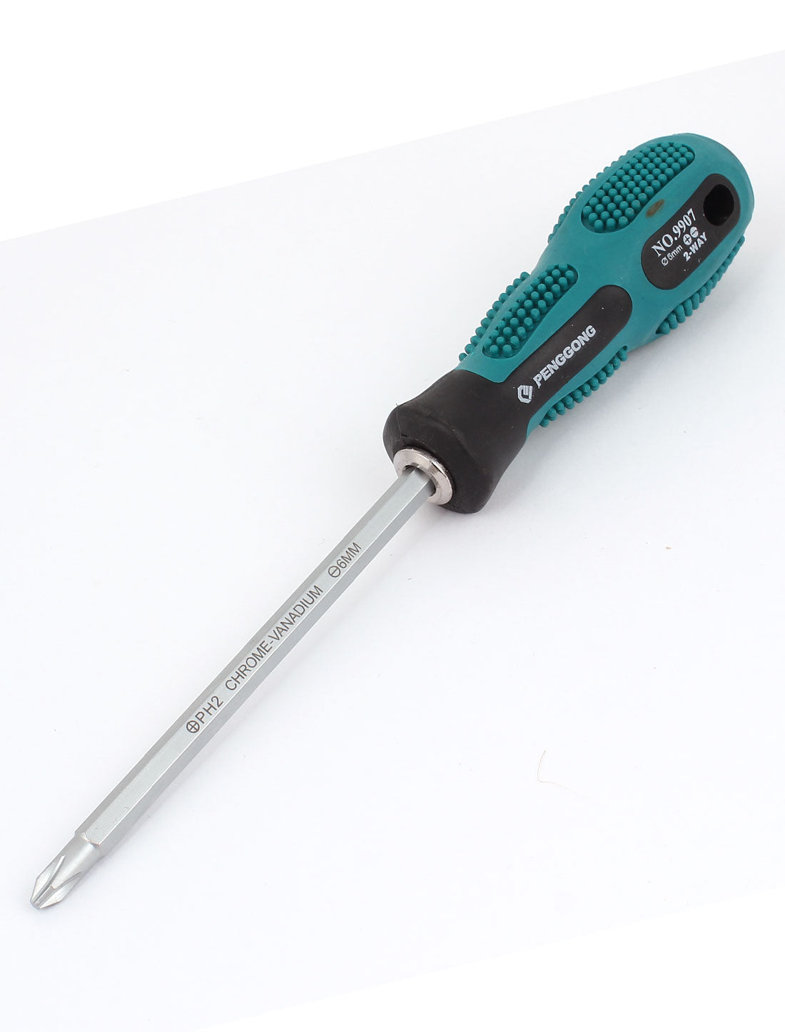 Harfington Plastic Handgrip 6mm 2 Way Slotted Cross Head Screwdriver Repair Tool