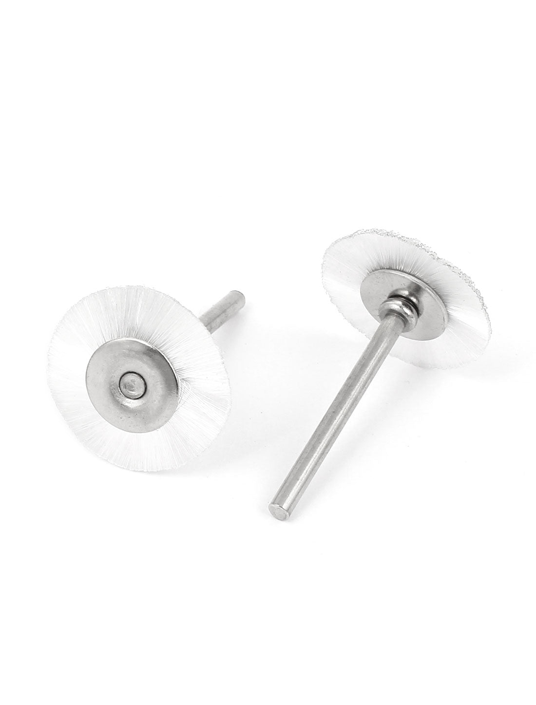 Harfington 20 Pcs 25mm 1" Dia Nylon Wheel Rotary Brushes Buffing Polishing Tool White