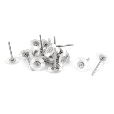 Harfington 20 Pcs 25mm 1" Dia Nylon Wheel Rotary Brushes Buffing Polishing Tool White