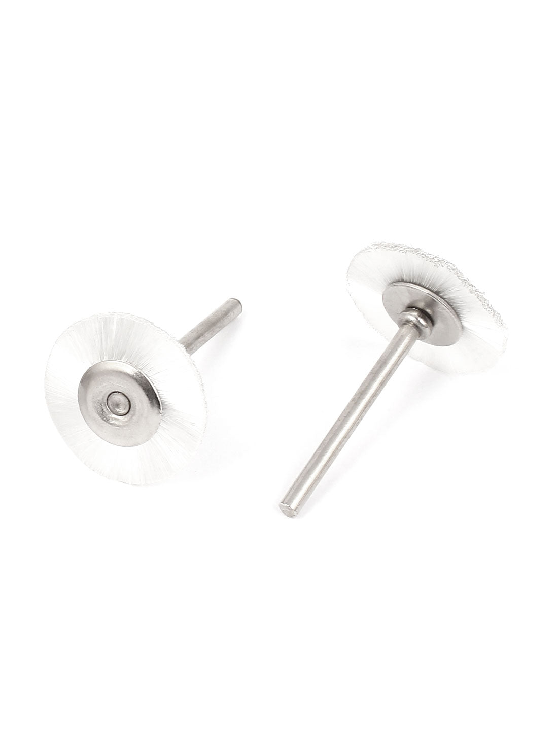 Harfington 15 Pcs Round Shank 25mm x 3mm Nylon Polishing Buffer Buffing Wheel White