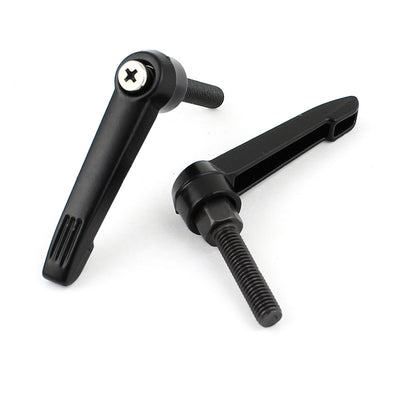 Harfington 2Pcs 8mm x 35mm Clamping Lever Machinery Adjustable Locking Threaded Handle Knob