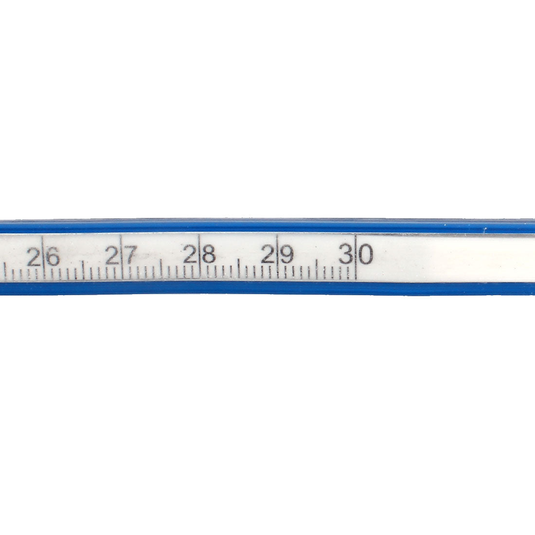 Harfington Woodworking Tailors Soft Plastic 30cm 12inch Flexible Curve Ruler Blue White
