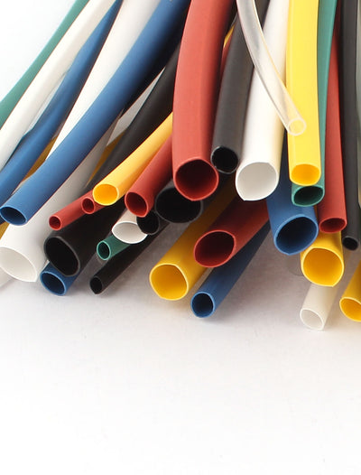 Harfington 144Pcs 2:1 Heat Shrink Wire Wrap Assortment Kit Tubing Cable Sleeve Tube 6 Sizes