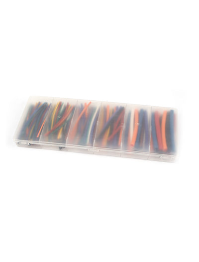 Harfington 180Pcs 2:1 Heat Shrink Wire Wrap Assortment Kit Tubing Cable Sleeve Tube 6 Sizes