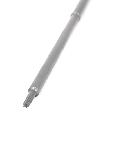 Harfington 150mm Length 2mm T8 Point 5mm Round Shank Magnetic Torx Screwdriver Bits 10 Pcs